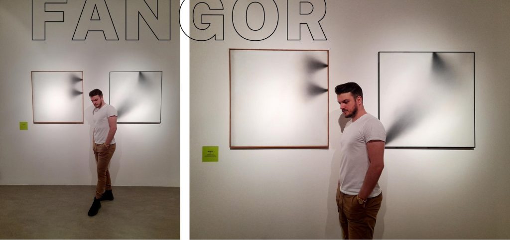 SQUARE 23, 1962 r. Olej na płótnie. Praca z kolekcji prywatnej Wojciecha Fibaka.